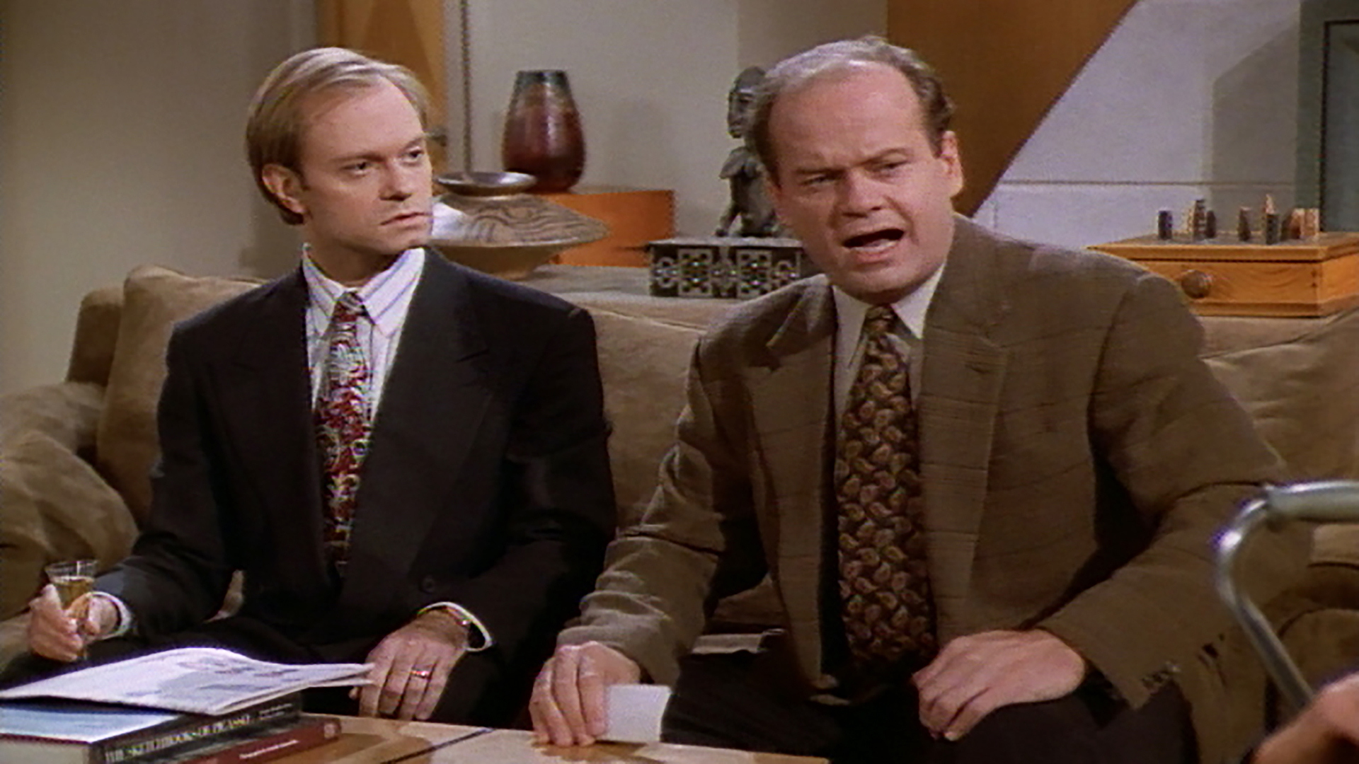 David Hyde Pierce & Kelsey Grammer in Frasier