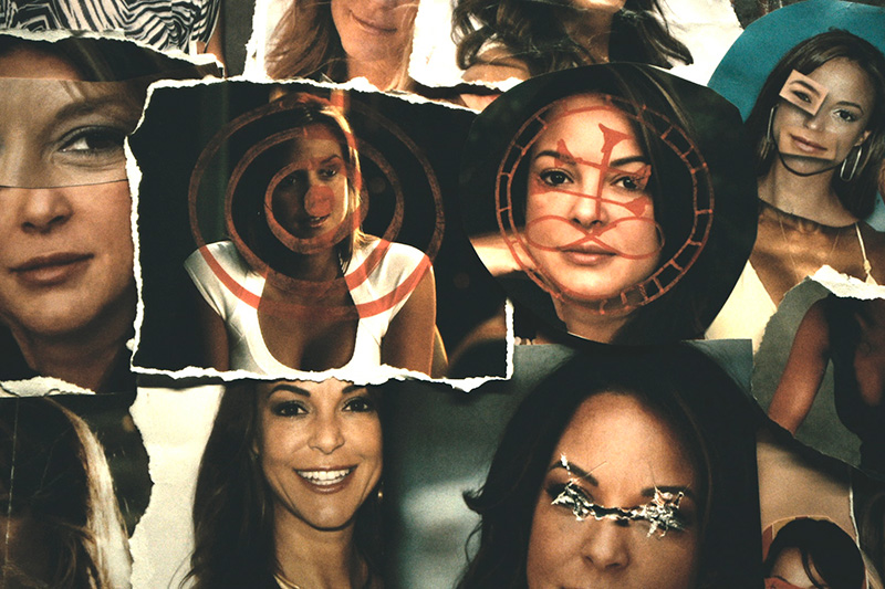 Eva LaRue in the true crime documentary My Nightmare Stalker: The Eva LaRue Story