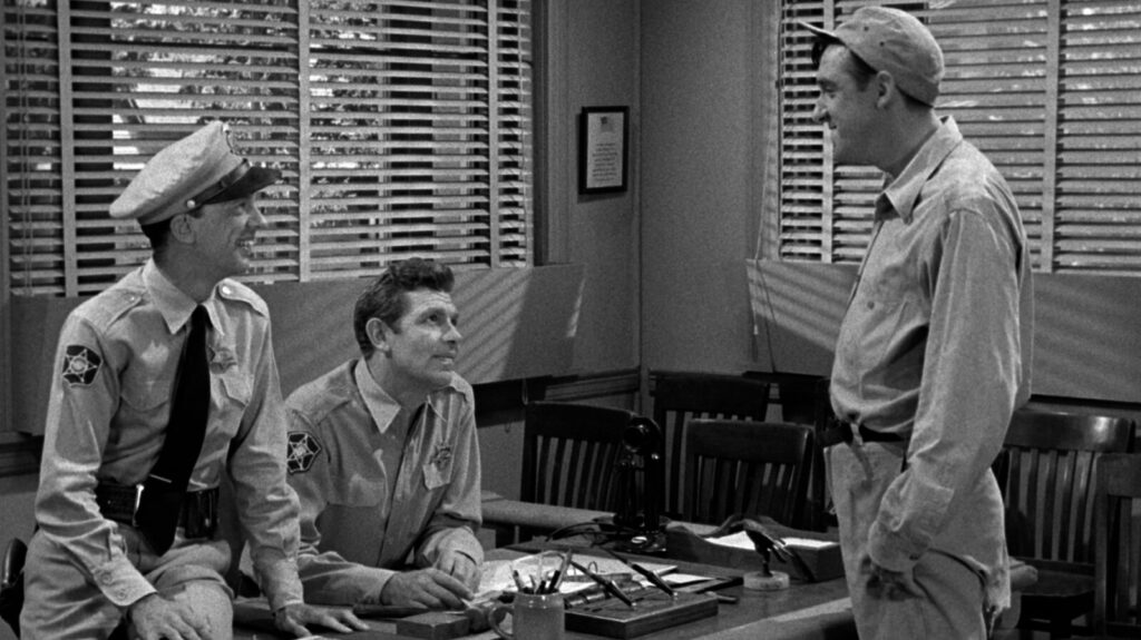 Andy Griffith, Don Knotts, and Ron Howard in The Andy Griffith Show