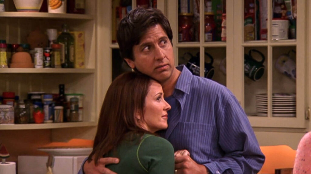 Ray Romano and Patricia Heaton in Everybody Loves Raymond