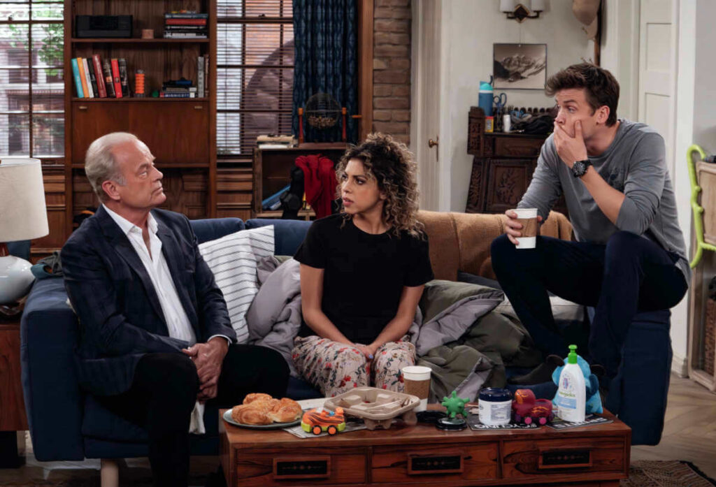 Kelsey Grammer & Jack Cutmore-Scott in Frasier 2023–2024
