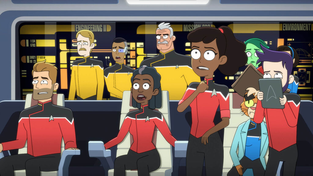 Animated cast from Star Trek: Lower Decks