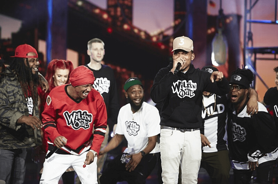 Nick Cannon & Chance The Rapper in Wild 'N Out