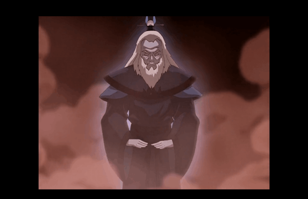 Avatar Roku voiced by James Garrett in Avatar: The Last Airbender