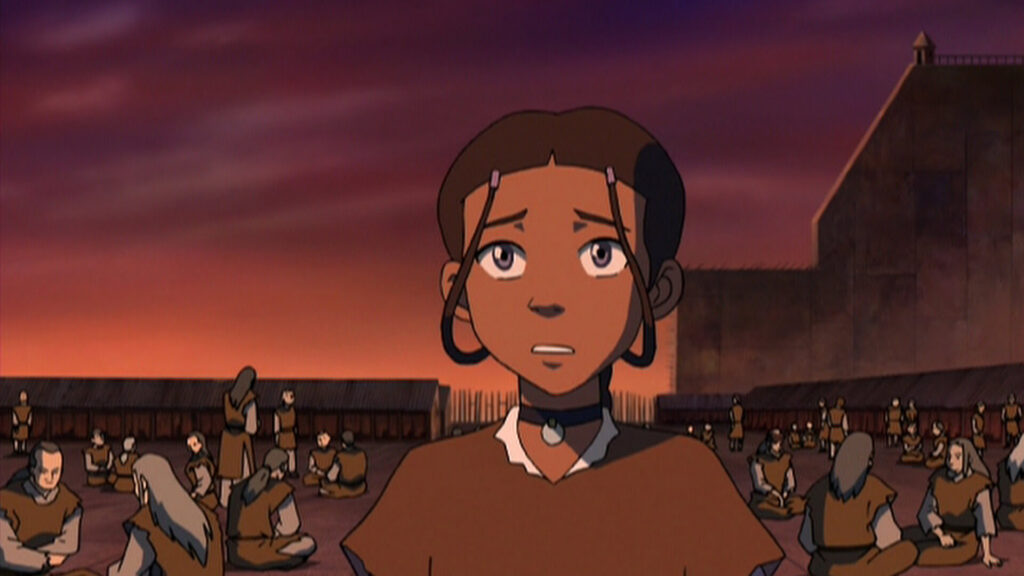 Katara voiced by Mae Whitman in Avatar: The Last Airbender