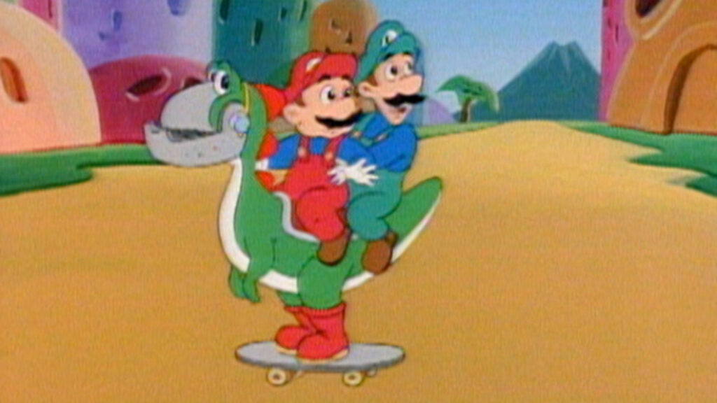 Animated characters Mario & Luigi in Super Mario World
