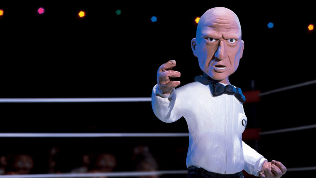 Animated character in Celebrity Death Match