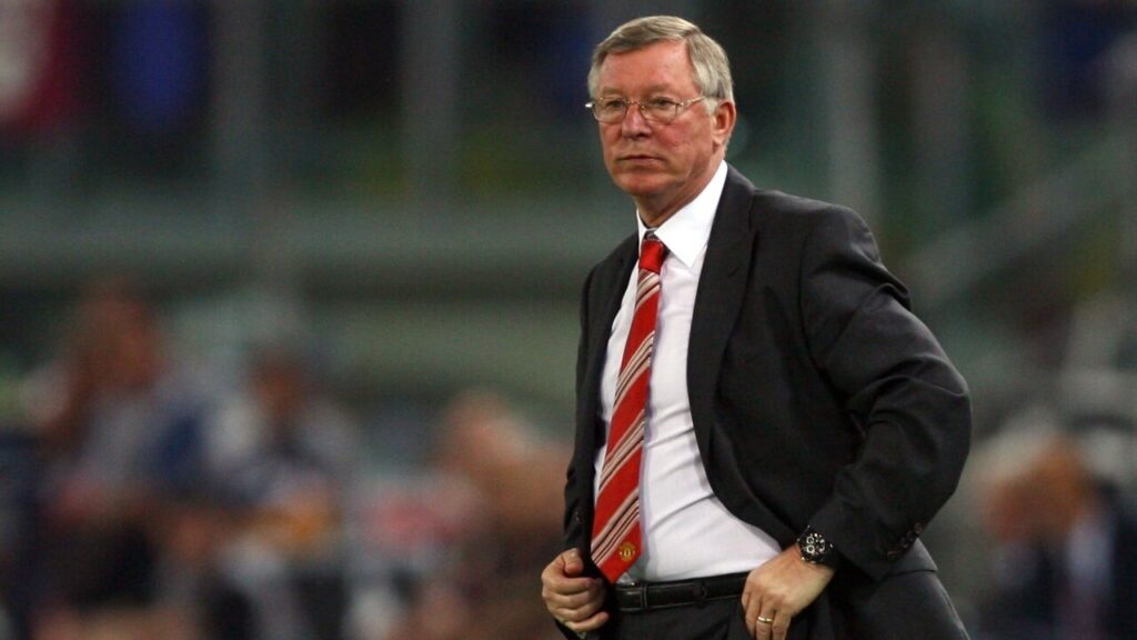 Sir Alex Ferguson in the documentary Sir Alex Ferguson: Never Give In (2021)