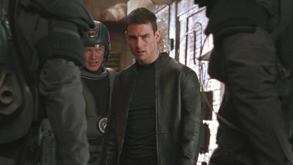 Tom Cruise stars in Minority Report