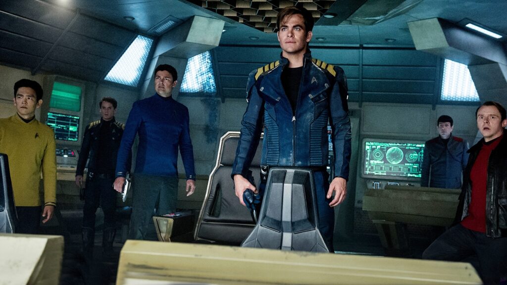 Chris Pine stars in Star Trek Beyond