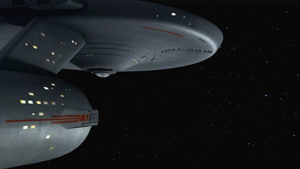 USS Enterprise in Star Trek the original series