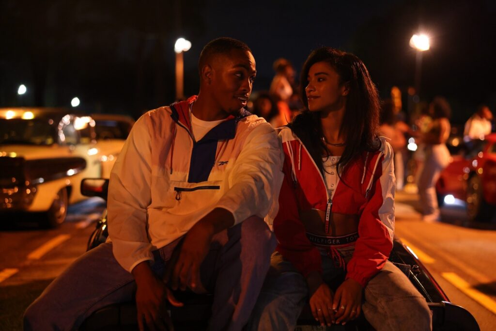 Paige (Ava Mone’t) and Malcolm (Malcolm Xavier) in Perimeter