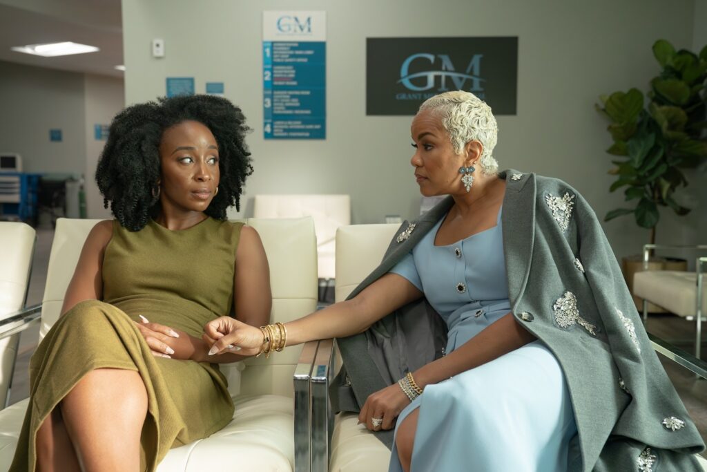 LeToya Luckett as Rasheda Khadeen Ellis as Geneva and Briana Price as Tiffany in Tyler Perrys Divorced Sistas