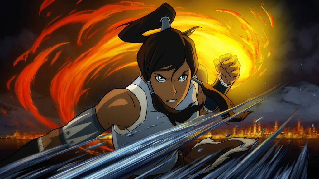 Korra in The Legend of Korra