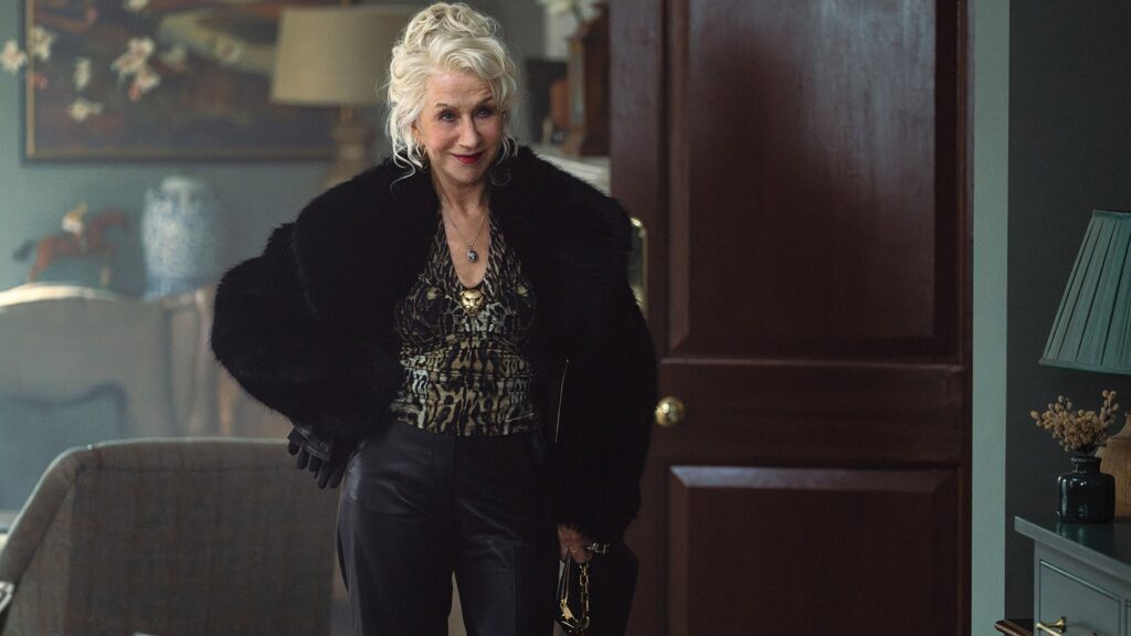 Maeve Harrigan (Helen Mirren) preparing for the uncivil war in MobLand. 